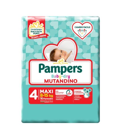 PAMPERS BD MUT SM TG4 MX 16PZ