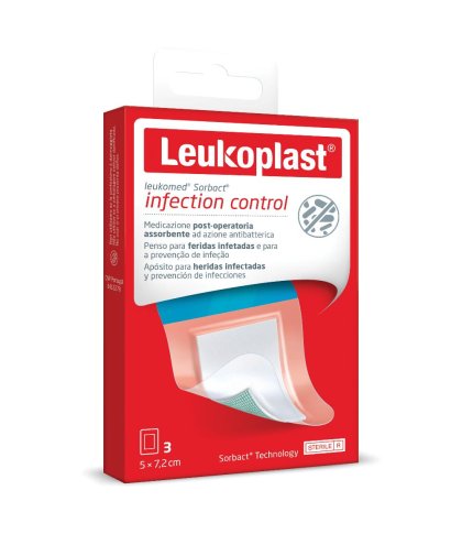 LEUKOMED SORBACT 5X7,2CM