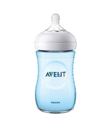 AVENT BIB NAT PP AZZ 260ML