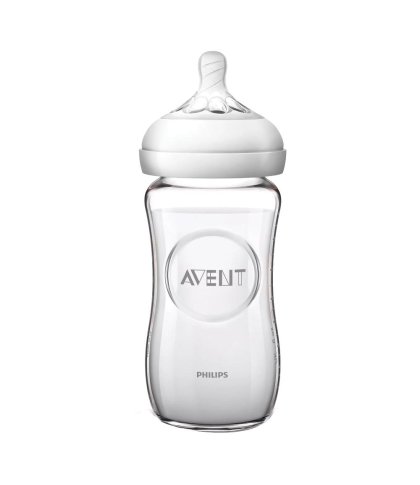 AVENT BIB NAT VETRO 240ML