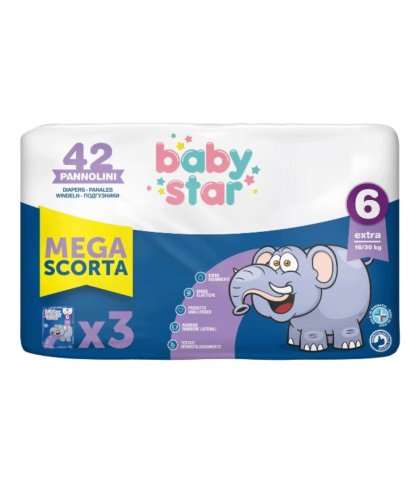 BABYSTAR MEGASCORTA TG 6 42PZ