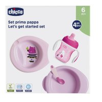 CH SET PAPPA 6M+ ROSA C/CUCCH