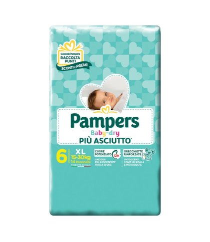 PAMPERS BABY DRY DWCT XL 14PZ