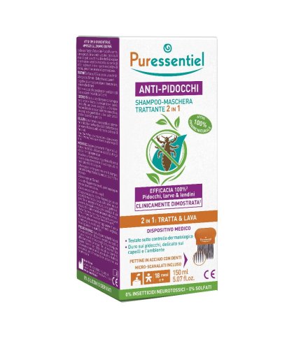 PURESSENTIEL PIDOCCHI SHAMPOO/