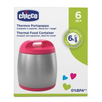 CH THERMOS PORTA PAPPA ROSA