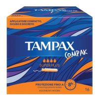 TAMPAX COMPAK SUPER PLUS 16PZ