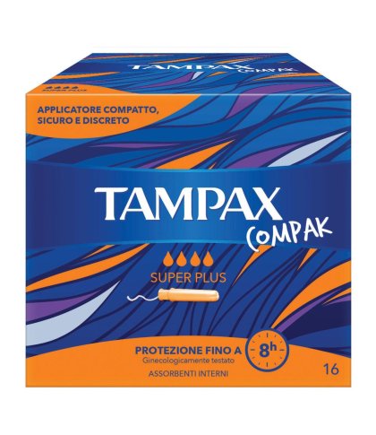 TAMPAX COMPAK SUPER PLUS 16PZ