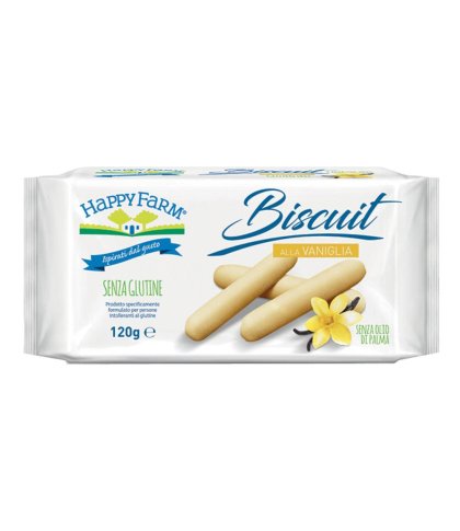 HAPPY FARM BISC VANIGLIA 120G