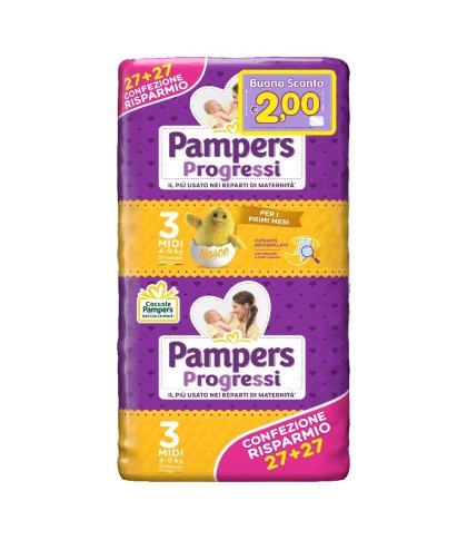 PAMPERS PROGRESSI MIDI 54PZ