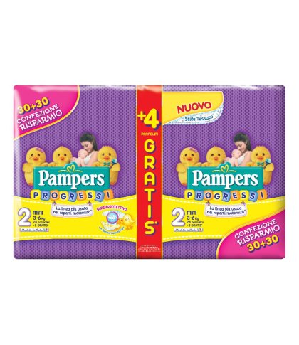 PAMPERS PROGRESSI MINI 60PZ