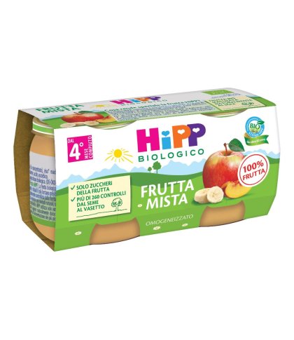 HIPP OMOG FRUTTA MISTA 2X80G