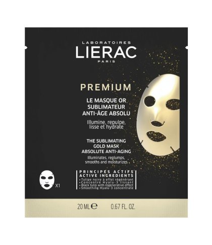 LIERAC PREMIUM MASCHERA ORO