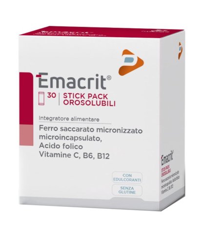 EMACRIT OROSOLUBILE 30 STICK PACK