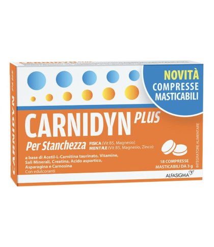 CARNIDYN PLUS 18 COMPRESSE MASTICABILI