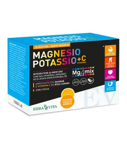 MAGNESIO E POTASS +VIT C ARA