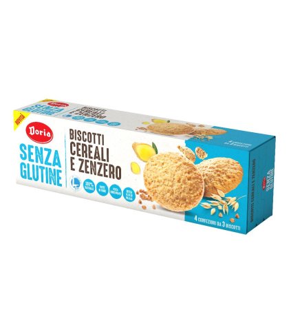 DORIA BISCOTTI CEREALI-ZENZERO