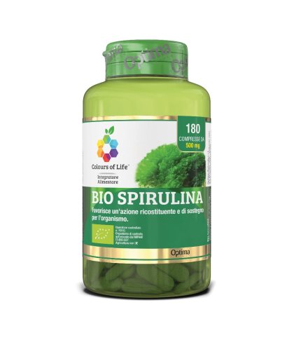 BIO SPIRULINA 180CPR COLOURS