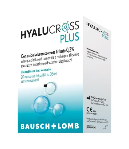 HYALUCROSS PLUS 20 FLACONCINI MONODOSE 0,5ML