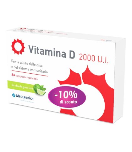 METAGENICS VITAMINA D 2000UI 84CPR PRO-10%