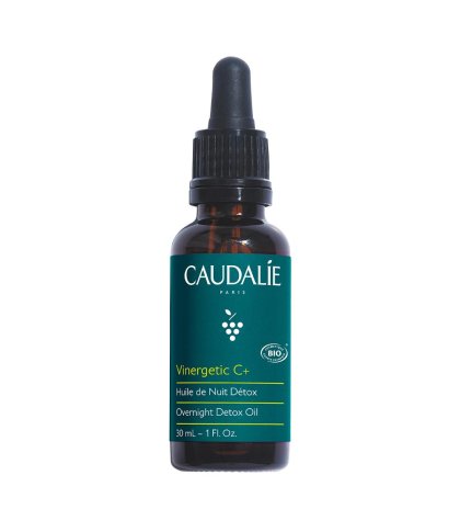 CAUDALIE VINERGETIC C+ OLIO DA NOTTE DETOX 30ML | RIGENERAZIONE DELLA PELLE E INCARNATO FRESCO AL RISVEGLIO