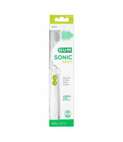 GUM SONIC DAILY SPAZ WHITE 410