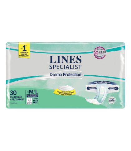 LINES SP DERM SUP PAN M/L 30PZ