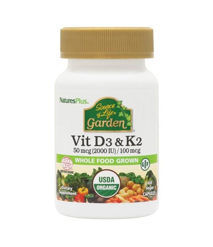 VITAMINA D3 & K2 50MCG 60CPS