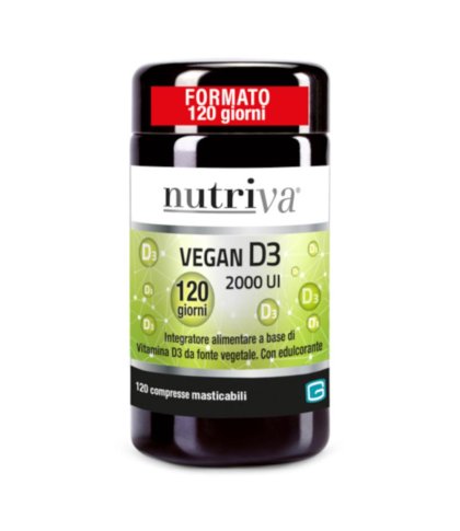 NUTRIVA VEGAN D3 120CPR