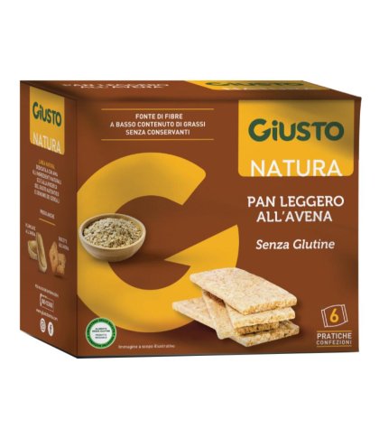 GIUSTO S/G PAN LEG AVENA 6CONF