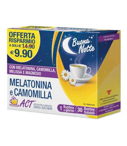 MELATONINA ACT+CAMOMILLA 30BUS