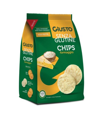 GIUSTO S/G CHIPS FORMAGGIO 40G