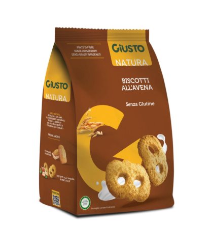 GIUSTO S/G BISCOTTI AVENA 250G