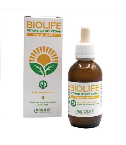 BIOLIFE VITAMIN D3+K2 VEGAN