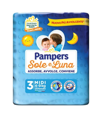 PAMPERS SL MIDI 20PZ