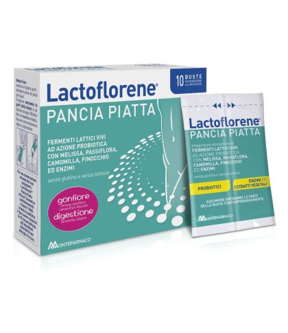 LACTOFLORENE PANCIA PIATTA 10 BUSTE