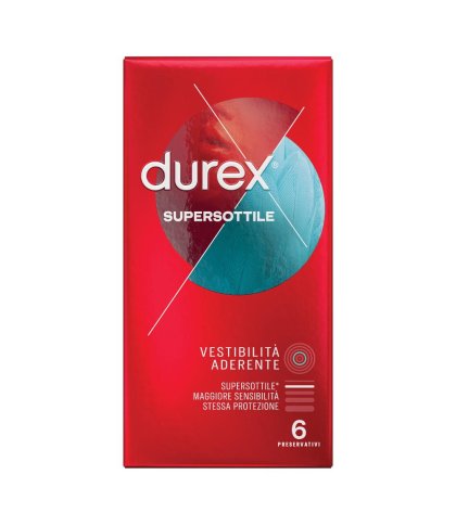 DUREX SUPERSOTTILE CLOSE FIT6P