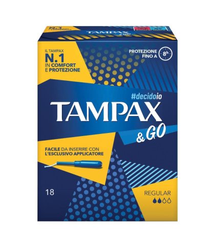 TAMPAX &GO REGULAR 18PZ