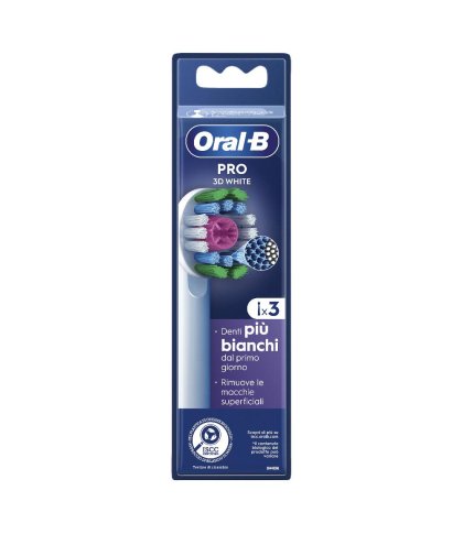 ORALB PW REFILL 3D WHITE 3PZ