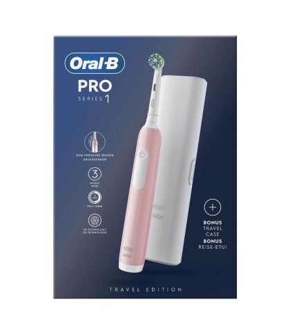 ORALB PRO 1 ROSA SPAZZ ELET+TC