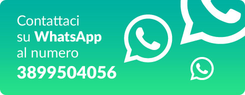 Contattaci su Whatsapp al numero 389 950 40 56